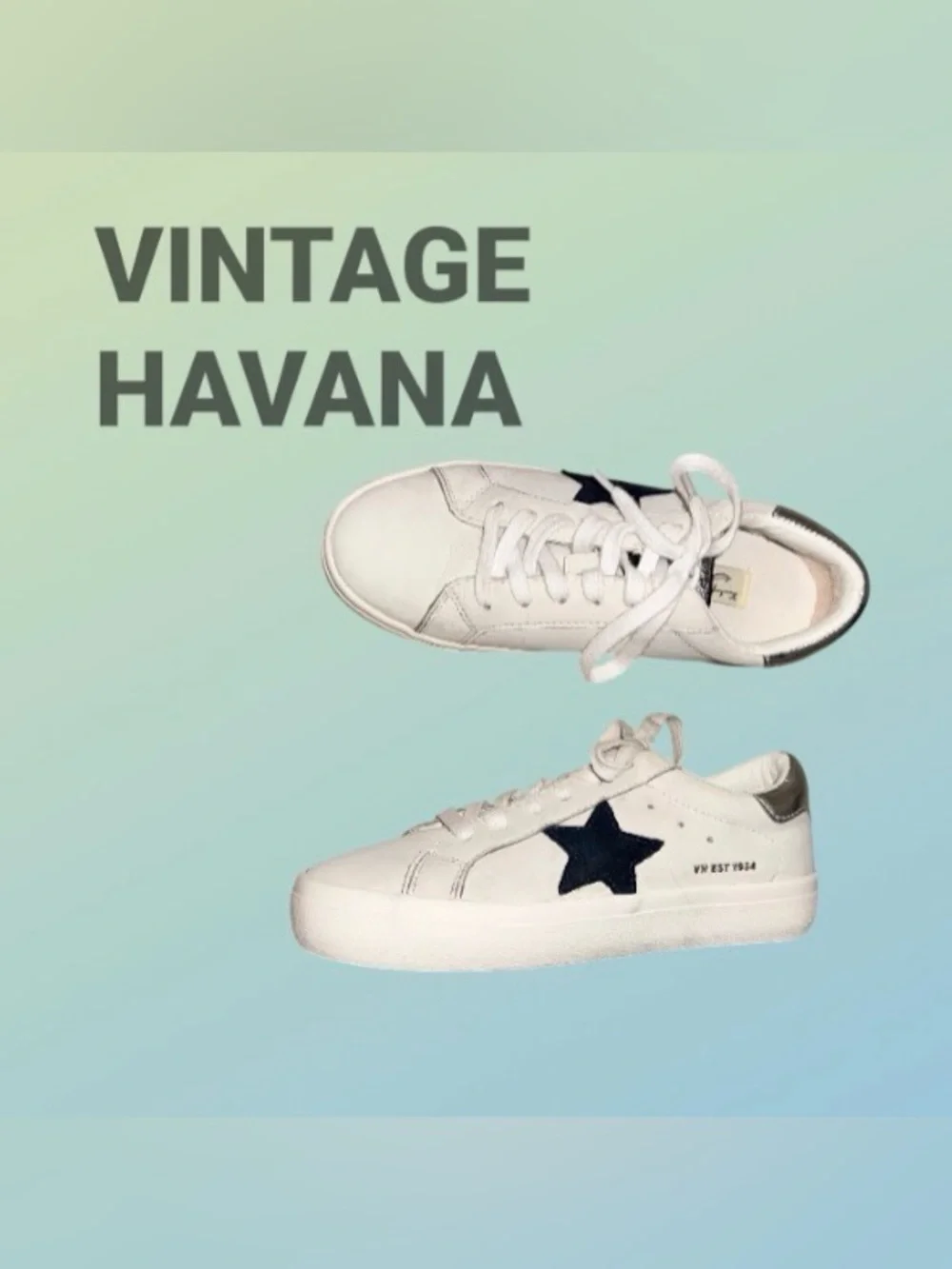 Vintage Havana star sneakers women’s tennis shoes size 7